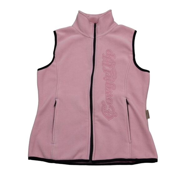 Colorado Timberline Vest Womens S Pink Full Zipper Front Pockets Stand Up Collar - Picture 1 of 12